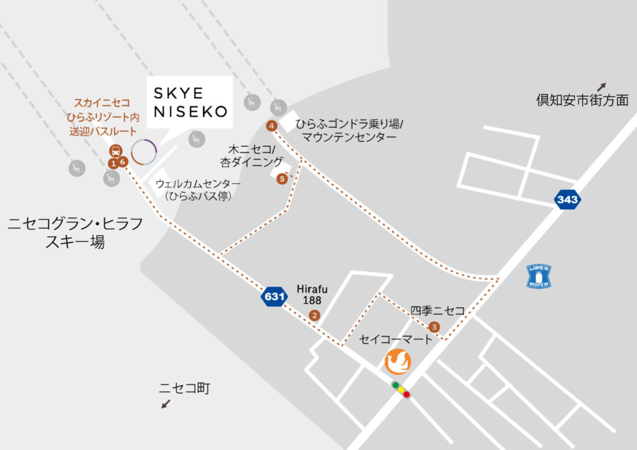 Skye Niseko Map Jp